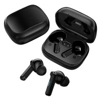 VIBRA, light up wireless stereo earbuds, black