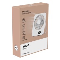 YUGO, table fan with 5 speeds, white