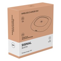 SIGNAL, wireless charger, 15w, mix: abs + stone powder, black