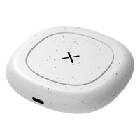 SIGNAL, wireless charger, 15w, mix: abs + stone powder, white