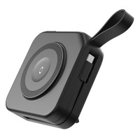 BARACUDA, magnetic, universal travel charger power bank, 10.000 mah, pd 20w, black