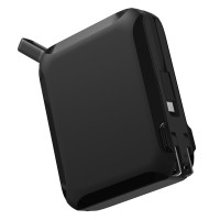BARACUDA PRO, magnetic universal travel charger laptop power bank, 15.000 mah, pd 65w, black