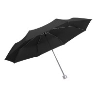 SUPER MINI, foldable umbrella, manual opening, black