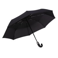 SMITH, foldable windproof umbrella with auto open/close function, black