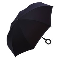 PAMPAS, reversible umbrella with manual opening, royal blue