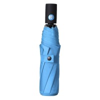 FIORE,  foldable windproof umbrella with auto open/close function, turquoise