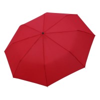 SUPER MINI BLACK, foldable umbrella, manual opening, red