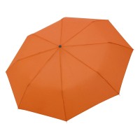 SUPER MINI BLACK, foldable umbrella, manual opening, orange