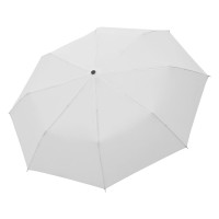 SUPER MINI BLACK, foldable umbrella, manual opening, white