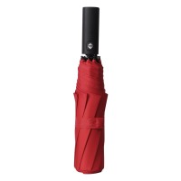VERTIGO,  foldable windproof umbrella with auto open/close function, red