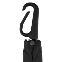 INFINITY,  foldable windproof and water-repellent umbrella with auto open/close function, black