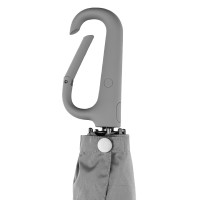 INFINITY,  foldable windproof and water-repellent umbrella with auto open/close function, gray