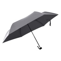 PELICAN, foldable umbrella with manual opening, gray