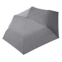 PELICAN, foldable umbrella with manual opening, gray