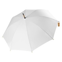 CLASSIC NATURE, umbrella with automatic opening, white
