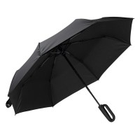 APOLLO,  foldable windproof umbrella with auto open/close function, black