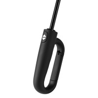 APOLLO,  foldable windproof umbrella with auto open/close function, black