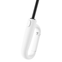 APOLLO,  foldable windproof umbrella with auto open/close function, white