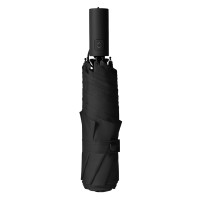 CALYPSO, foldable windproof umbrella with auto open/close and safety close function, black