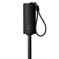 CALYPSO, foldable windproof umbrella with auto open/close and safety close function, black