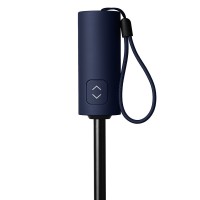 CALYPSO, foldable windproof umbrella with auto open/close and safety close function, blue