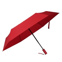 CALYPSO, foldable windproof umbrella with auto open/close and safety close function, red