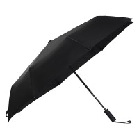 UMBRIX, foldable waterproof and water-repellent umbrella with auto open/close function, black
