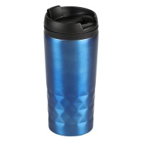 DIAMOND, travel mug, 300 ml, blue