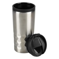 DIAMOND, travel mug, 300 ml, silver