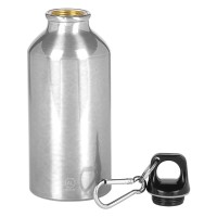 CAMPUS, water bottle, 400 ml, silver