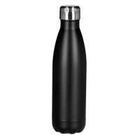 FLUID, vacuum insulated bottle, 500 ml, black