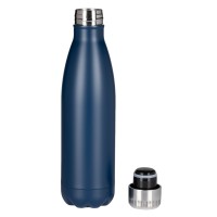 FLUID, vacuum insulated bottle, 500 ml, blue