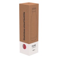 FLUID, vacuum insulated bottle, 500 ml, red