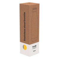 FLUID, vacuum insulated bottle, 500 ml, yellow