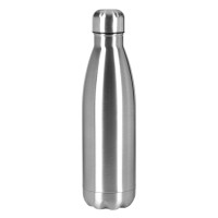 FLUID, vacuum insulated bottle, 500 ml, silver
