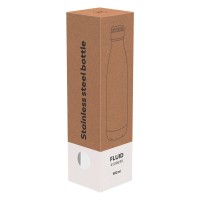 FLUID, vacuum insulated bottle, 500 ml, white