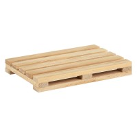 PALLET, wooden coaster, beige
