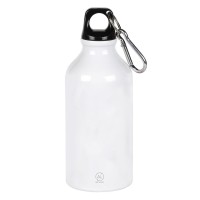 CAMPUS SUBLI, sublimation water bottle, 400 ml, white