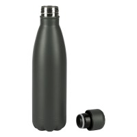 FLUID LUX, vacuum insulated bottle, 500 ml, gray
