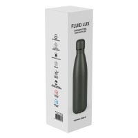 FLUID LUX, vacuum insulated bottle, 500 ml, gray
