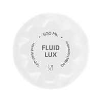 FLUID LUX, vacuum insulated bottle, 500 ml, white
