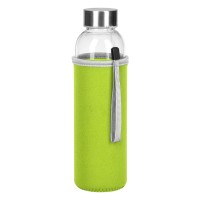 PRIMAVERA, water bottle with neoprene pouch, 500 ml, kiwi
