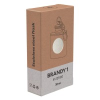 BRANDY 1, flask, 30 ml, silver