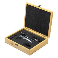 BAROLO, wine set in wooden box, 5/1, beige