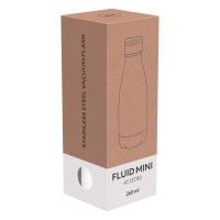 FLUID MINI, vacuum insulated bottle, 260 ml, white