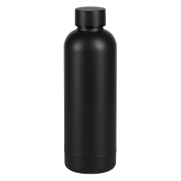 FLOW, vacuum insulated bottle, 500 ml, black