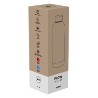 FLOW, vacuum insulated bottle, 500 ml, red