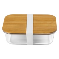 SNACK, lunch box, 900 ml, transparent