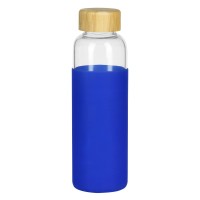 ADA, water bottle with silicone sleeve, 500 ml, royal blue