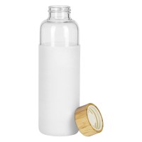 ADA, water bottle with silicone sleeve, 500 ml, white